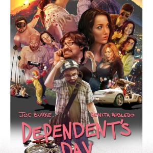 Dependent's Day inspired art by Chang Liu. A film by Michael David Lynch starring Joe Burke, Lisa Ann Walter, Benita Robledo, Shannon Lucio, Josh Staman, Erin Pineda, Todd Bridges and Brian George.