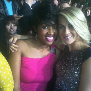 With Julianne Hough at the 2013 People's Choice Awards