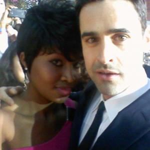 With Jesse Bradford at the 2013 People's Choice Awards