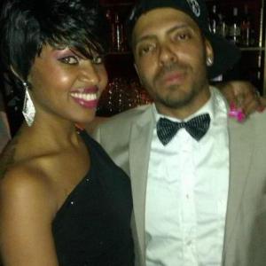With Kovas at the premiere of his music video Ice Cream