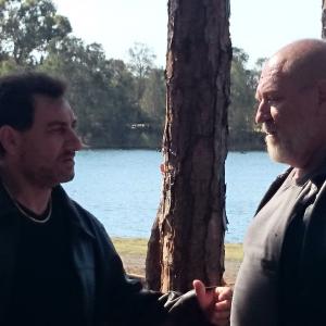 Salvatore Merenda and DavidGraham Parker on New York Film Academy Gold Coast short film