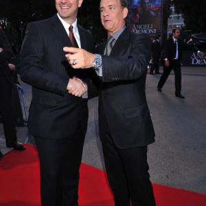 At the red carpet with Tom Hanks  Angels  Demons world premiere in Rome 2009