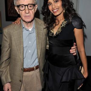 Woody Allen and Freida Pinto