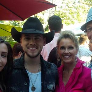 Country Star Brett Kissel Angie Shilliday Jeff Wilkie at Brett Wilsons Garden Party