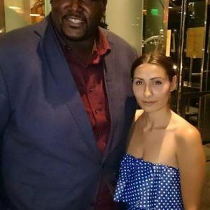 Met Quinton Aaron from the Blind Side at the Hiden Tears Project Event.