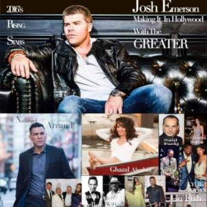 On the cover with the Go Fish show for I'm Here With Magazine