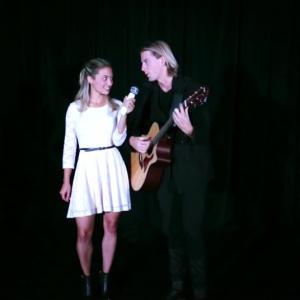 Performing the song Jackson by Johnny Cash and June Carter with Tatum Miranda