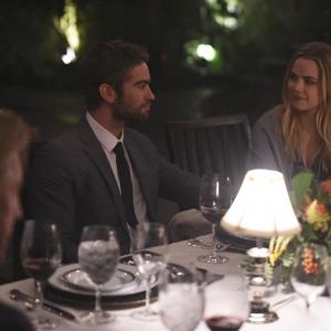 Still of Chace Crawford and Rebecca Rittenhouse in Blood amp Oil 2015