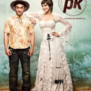 Aamir Khan and Anushka Sharma in PK 2014