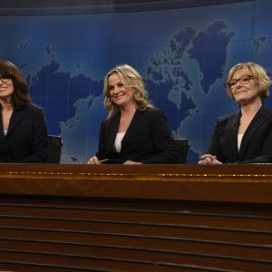 Jane Curtin, Tina Fey and Amy Poehler at event of Saturday Night Live: 40th Anniversary Special (2015)