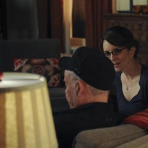 Still of Tina Fey and Buck Henry in 30 Rock 2006