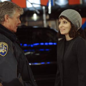 Still of Tina Fey and Larry Wilcox in 30 Rock 2006