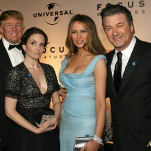 Alec Baldwin, Tina Fey, Donald Trump and Melania Trump