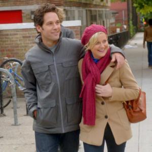 Still of Amy Poehler and Paul Rudd in They Came Together (2014)