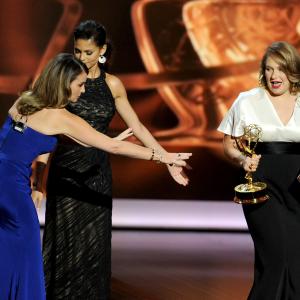Tina Fey Amy Poehler and Merritt Wever at event of The 65th Primetime Emmy Awards 2013