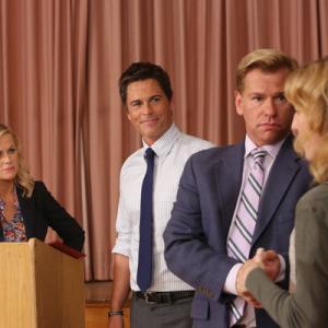 Still of Amy Poehler and Todd Sherry in Parks and Recreation Sex Education 2012