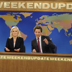 Still of Amy Poehler and Seth Meyers in Saturday Night Live (1975)