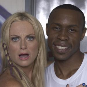 Still of Wood Harris and Amy Poehler in Southland Tales 2006