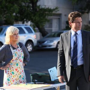 Still of Rob Lowe and Amy Poehler in Parks and Recreation 2009
