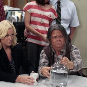 Still of Amy Poehler and Paula Pell in Parks and Recreation (2009)
