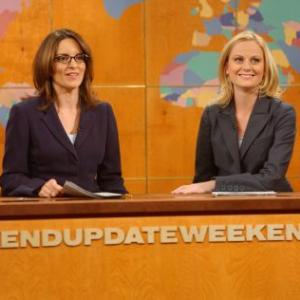 Still of Tina Fey and Amy Poehler in Saturday Night Live 1975