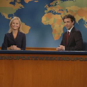 Still of Amy Poehler and Seth Meyers in Saturday Night Live 1975