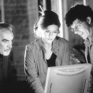 Sean Connery, Jon Amiel and Catherine Zeta-Jones in Entrapment (1999)