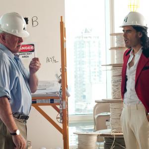 Still of Nick Nolte and Russell Brand in Arthur 2011