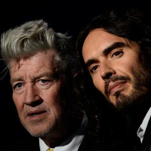 FounderDirector David Lynch and comedian Russell Brand attend the Meditation In Education Global Outreach Campaign at The Billy Wilder Theater at the Hammer Museum on April 2 2013 in Los Angeles California