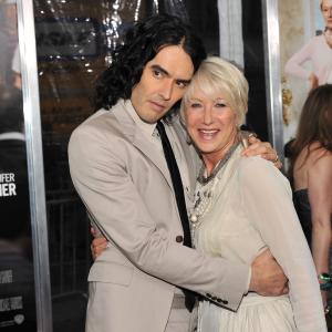 Helen Mirren and Russell Brand at event of Arthur 2011