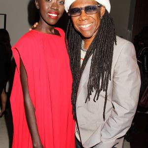 Kuoth Wiel and Nile Rodgers at The Good Lie screening in New York on behalf of UNICEF