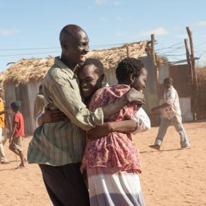 Still of Arnold Oceng Ger Duany and Kuoth Wiel in The Good Lie 2014