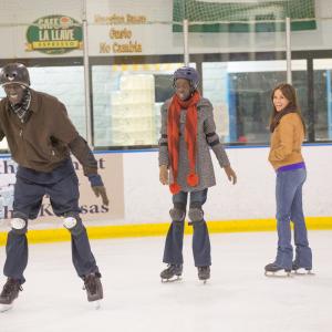 Still of Reese Witherspoon, Ger Duany and Kuoth Wiel in The Good Lie (2014)