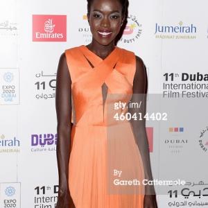 Kuoth Wiel at the Dubai International Film Festival premier of The Good Lie.