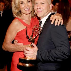 Jessica Lange and Ryan Murphy at event of The 64th Primetime Emmy Awards 2012