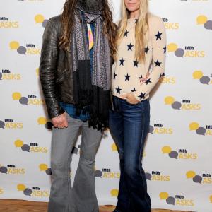 Sheri Moon Zombie and Rob Zombie at event of The IMDb Studio (2015)