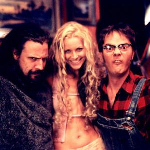 Sheri Moon Zombie Rainn Wilson and Rob Zombie in House of 1000 Corpses 2003