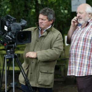 With David Hill (Director) doing location screen tests.