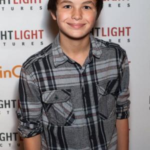Actor Logan Williams at Brightlight Pictures Red Carpet Party September 2014