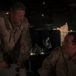 Bruce Boxleitner and Tom Sizemore in Shadows in Paradise 2010