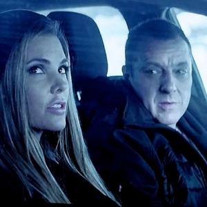 Still of Tom Sizemore and Nikki Moore in Blue Line (2015)