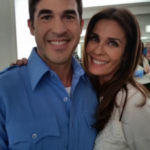 Me ans Kristian Alfonso before going on set on Days Of Our Lives