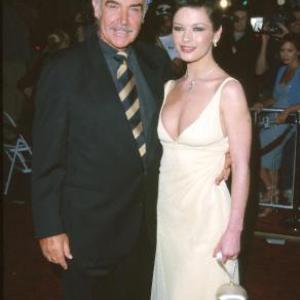 Sean Connery and Catherine ZetaJones at event of Entrapment 1999
