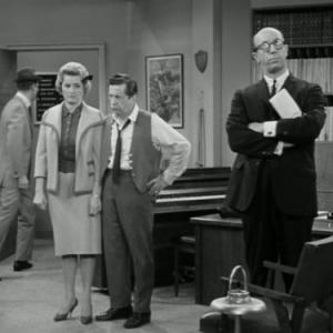 Still of Dick Van Dyke, Morey Amsterdam, Richard Deacon and Rose Marie in The Dick Van Dyke Show (1961)