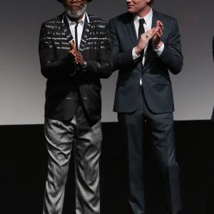 Samuel L. Jackson and Paul Bettany at event of Kersytojai 2 (2015)