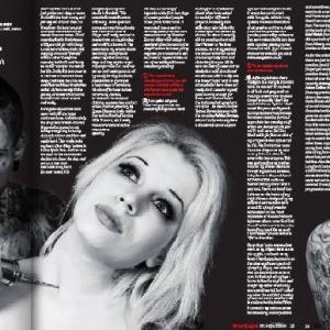 4 page interview for Tattoo Revolution magazine