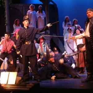 Ryan as the Sergeant of the Police in a production of The Pirates of Penzance.