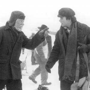 Still of Ethan Hawke and Seymour Cassel in White Fang 1991