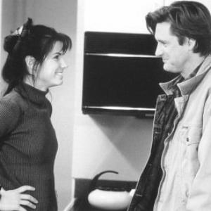 Still of Sandra Bullock and Bill Pullman in While You Were Sleeping 1995