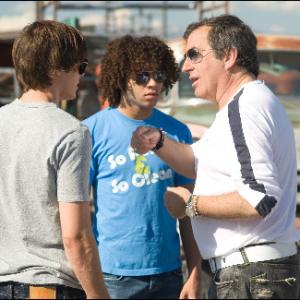 Still of Corbin Bleu Kenny Ortega and Zac Efron in High School Musical 3 Senior Year 2008